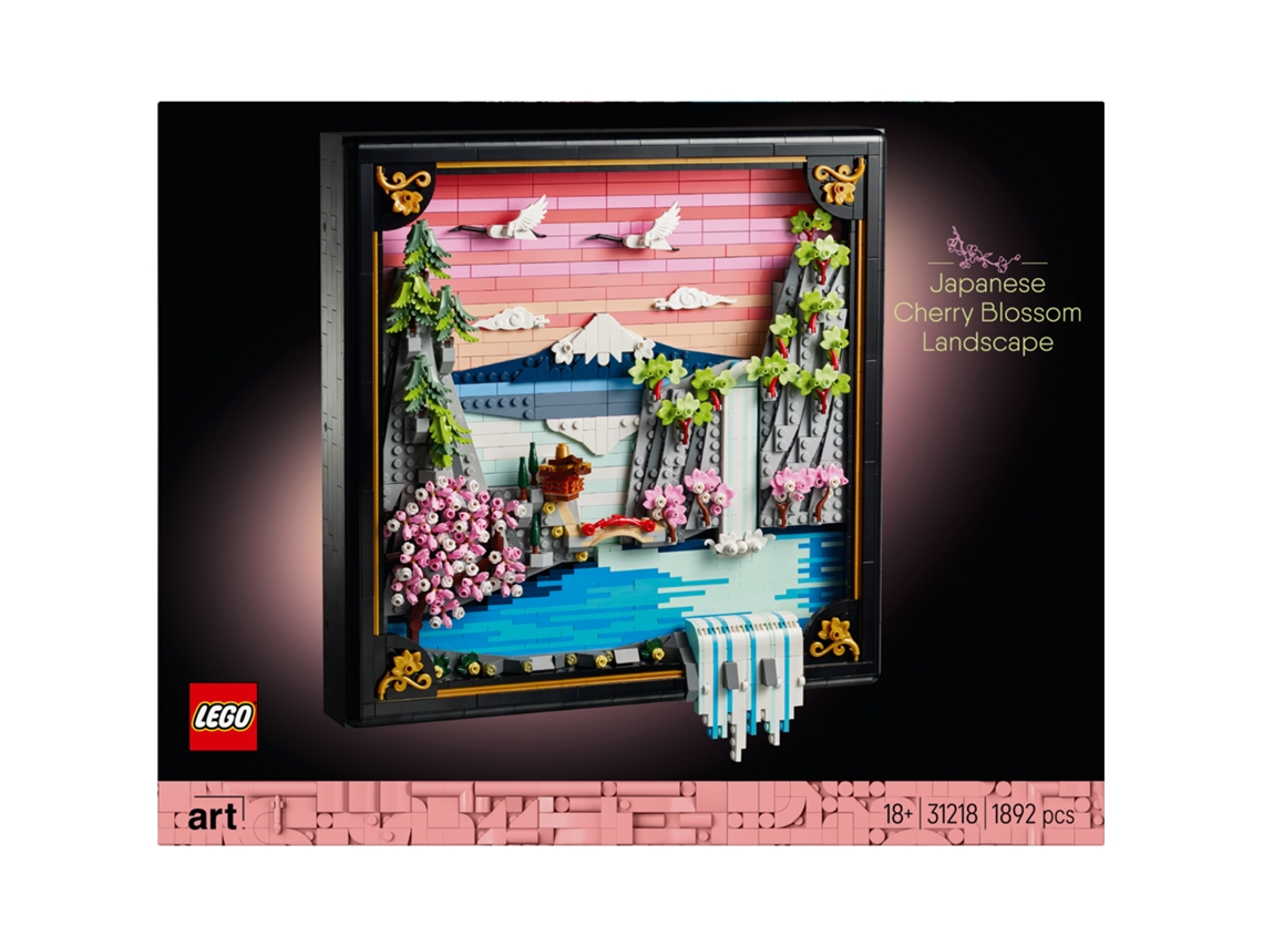 Lego® 31218 Art Paisagem Japonesa – Arte Mural Com Cerejeiras