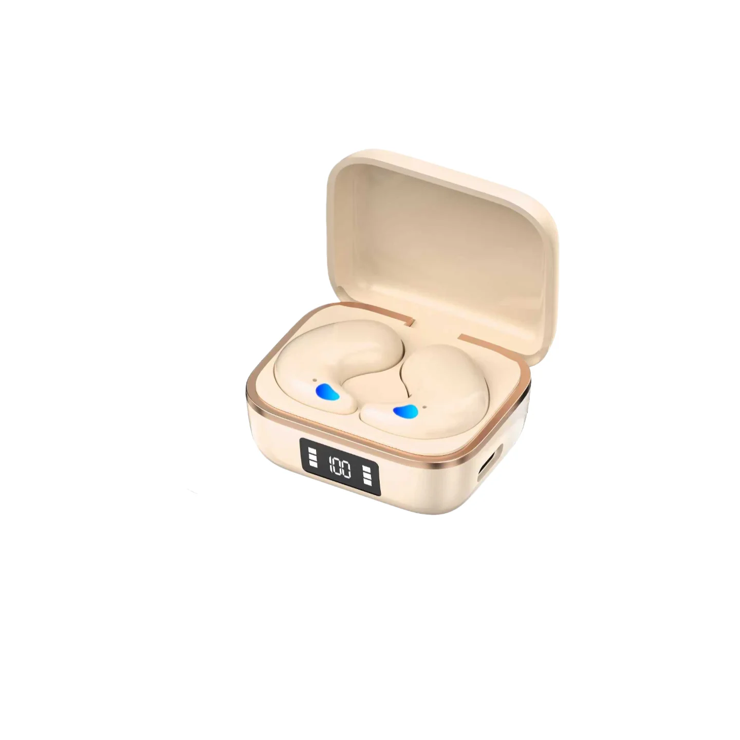 (cáqui) Mini Fones De Ouvido Sem Fio Tws Com Bluetooth