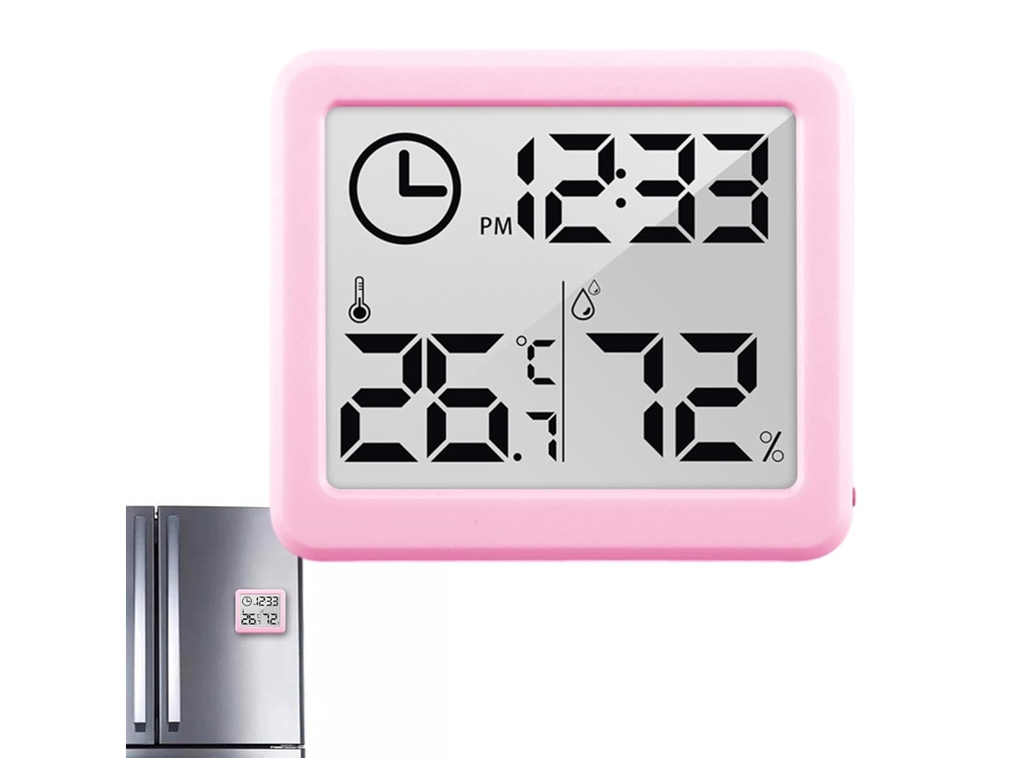 Monitoramento De Temperatura E Umidade | Termômetro Para Ambientes Internos Externos Higrômetro Digital, Termo