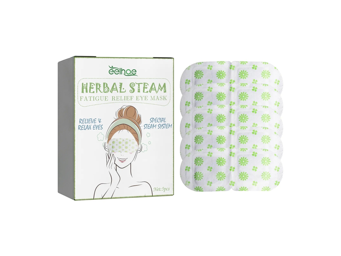 Máscara de Vapor com Ervas para Cuidados Faciais e Relaxamento Ocular LAXISCREED