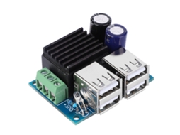 Módulo Step-down 5v 4-usb Entrada Dc 12~40v