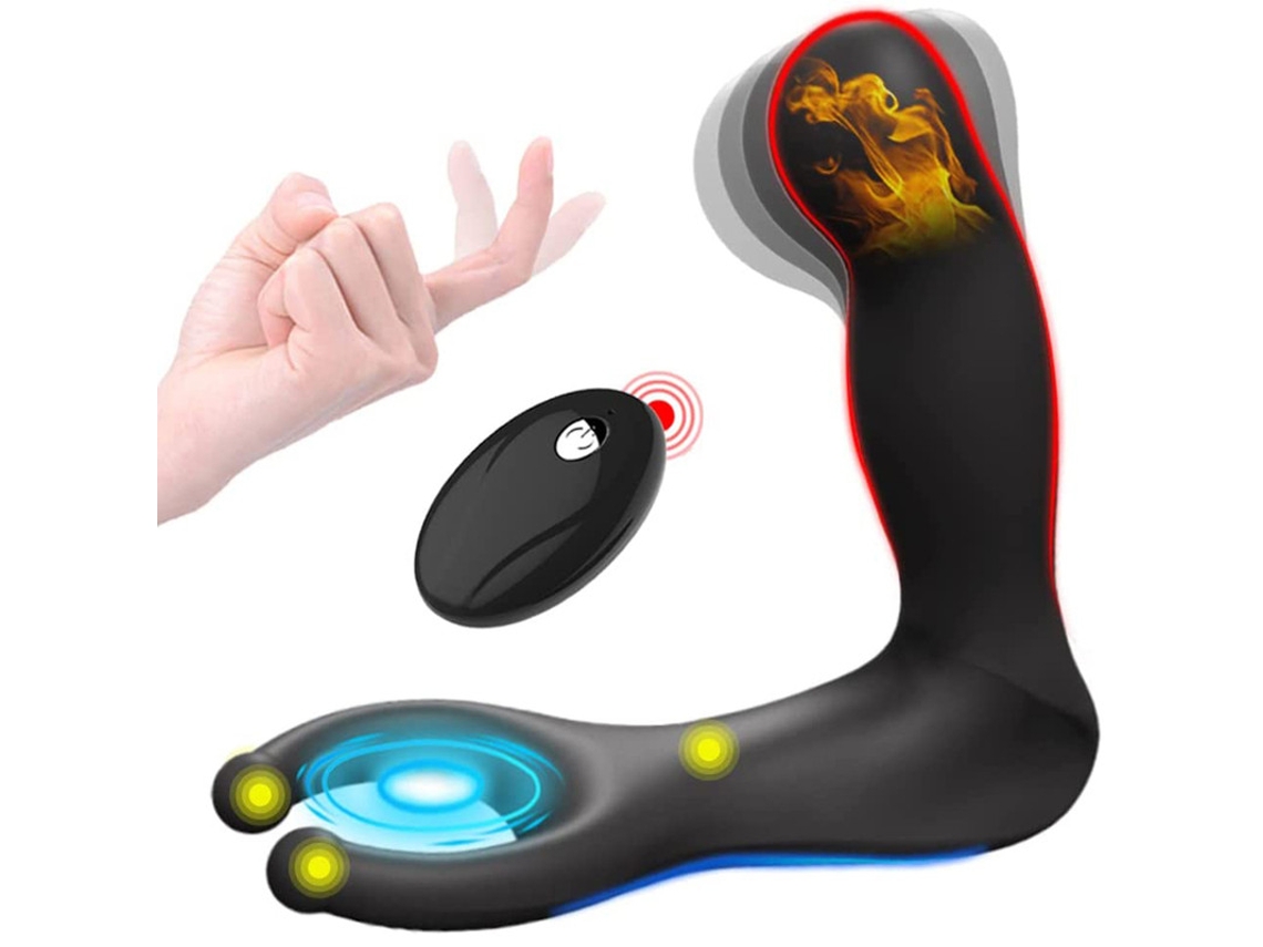 Brinquedo Sexual Vibrador De Controle Remoto Sem Fio Para Homens (preto)
