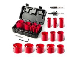 Conjunto De Brocas 3/4 A 2-1/2 Polegadas Para Aço Inoxidável, Liga