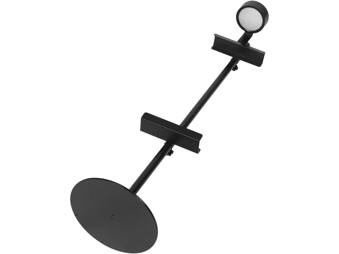 Cavalete De Mesa Ajustável Em Ferro Preto Com Iluminação Led Integrada, Suporte Decorativo Para Porta-retratos...