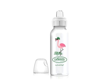 Frasco de Transição Dr. Brown'S 250Ml Nipple N3 Flamingos DR BROWN