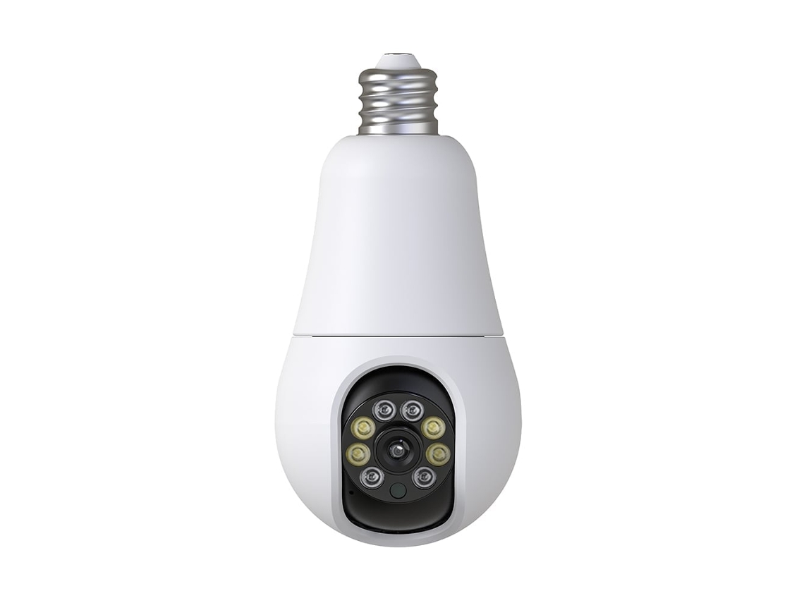 2026 câmara de Segurança Inteligente E27 Wifi Dual Band 360 Graus com Detecção de Movimento e Áudio Bidirecional