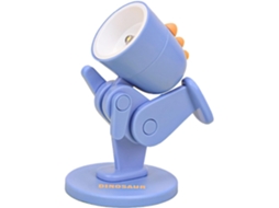 Mini Luminária De Mesa Led Em Formato Dinossauro, Luz De Estudo Ajustável, Luz Noturna Portátil Para Leitura Em Mesas