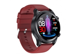 Smartwatch PETHUEL E400 Não Invasivo Glicose no Sangue Ecg Monitoramento de Oxigênio no Sangue Vermelho