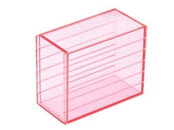 Caixa de Armazenamento de Cílios S/MARCA com 5 camadas de acrílico transparente, à prova de poeira, grande capacidade