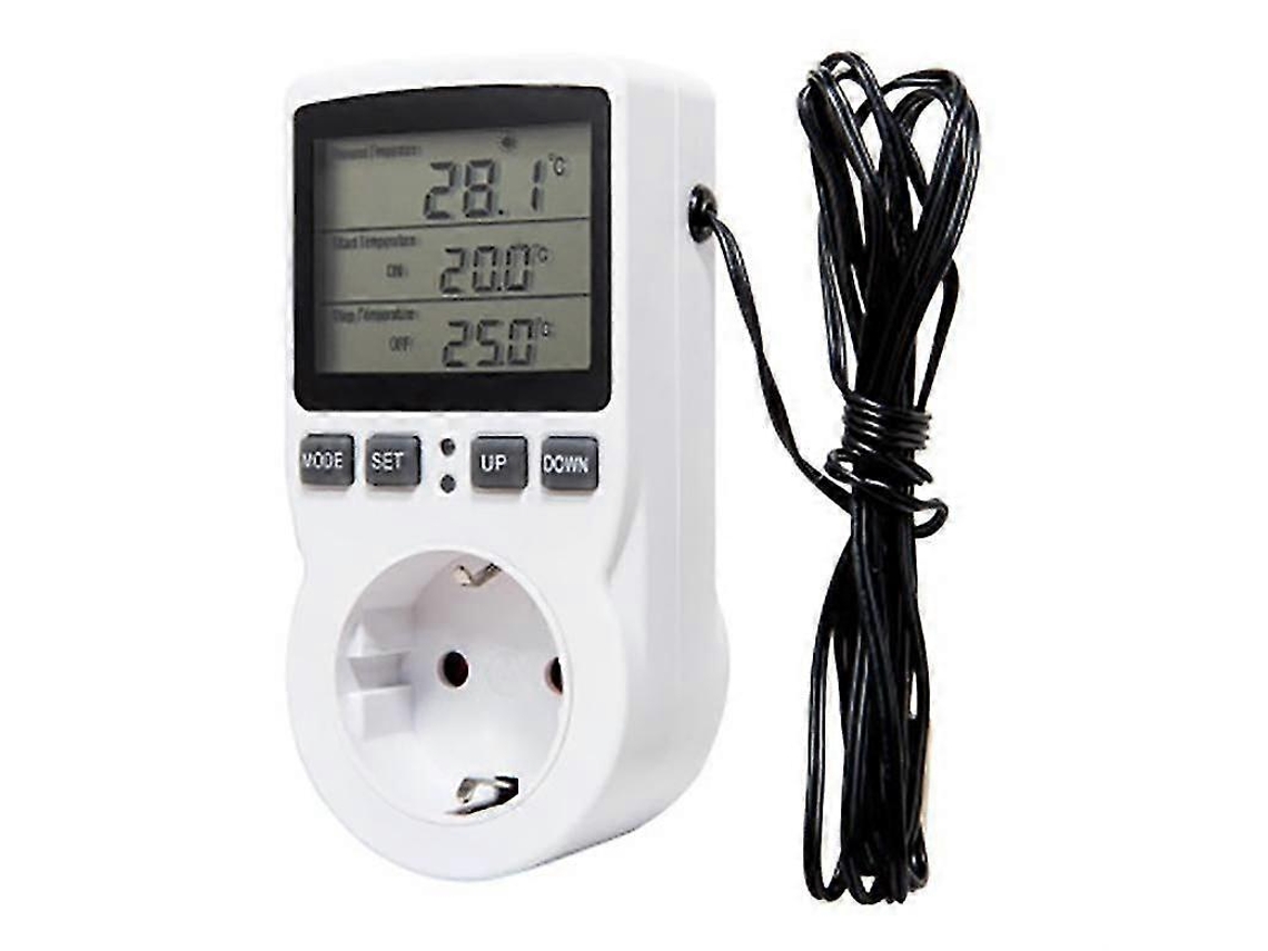 Novos Modelos De Controlador Temperatura Digital Com Tomada Elétrica, Plugue Ue, Termostato Com Temporizador