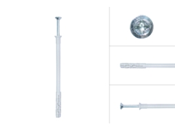 Buchas de Impacto 8 X 140 Mm Por 100 Peças WOVAR
