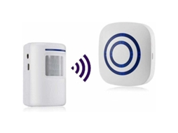 Alarme detector de movimento infravermelho sem fio com 38 sons de sirene, compatível com sensores PIR Slowmoose