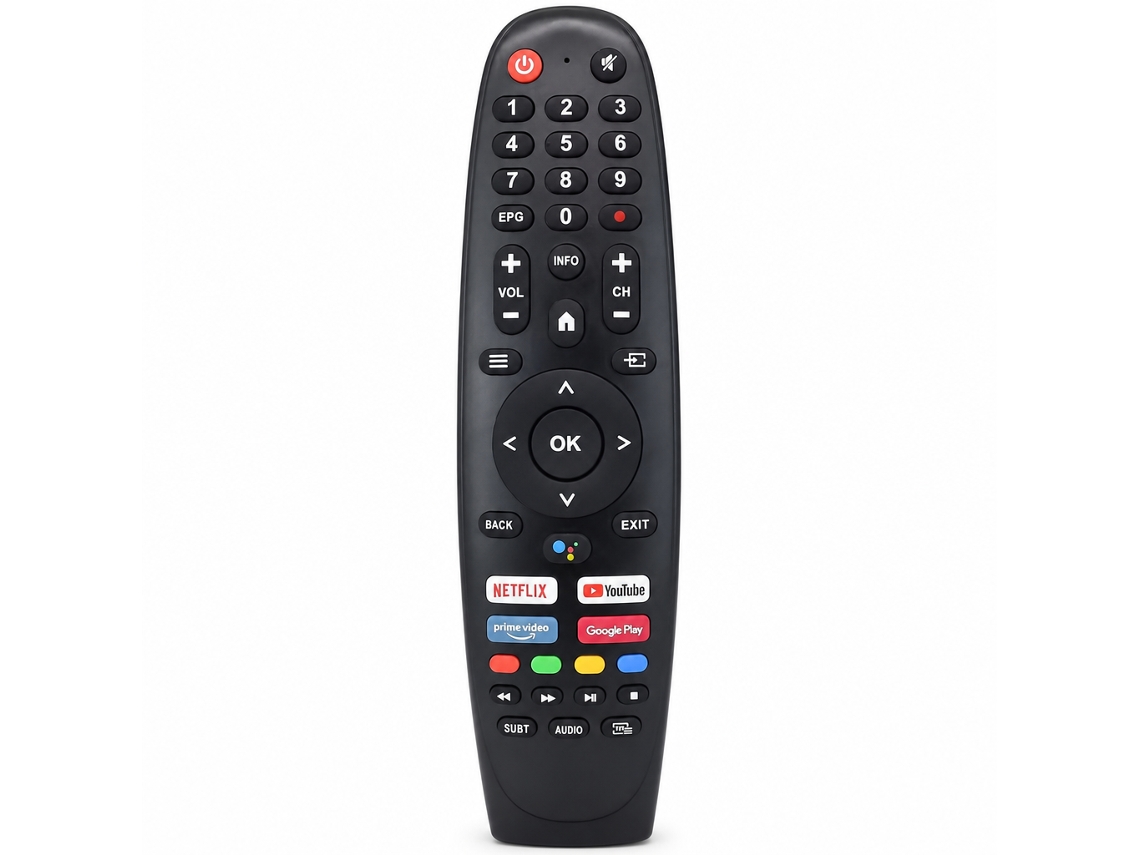 Comando À Distância Bluetooth Com Controlo Por Voz Para Tv Jvc, Compatível Com Rm-c3408e