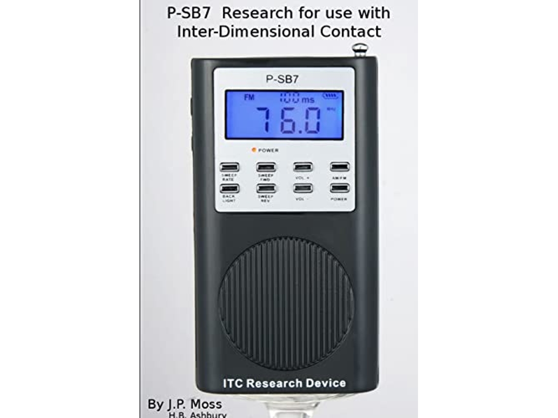 Livro PSb7 Spirit Box Research for Use in Inter Dimensional Contact de J P Moss e H B Ashbury (Inglês)