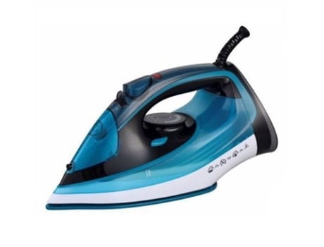 Ferro De Engomar A Vapor 2000 2400w Pritech Kb 158 Azul Branco