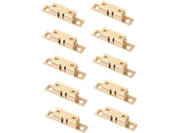 Conjunto De 10 Fechos Magnéticos Latão Portas Armários, Com Espaçamento De 36mm Entre As Fileiras, Maior