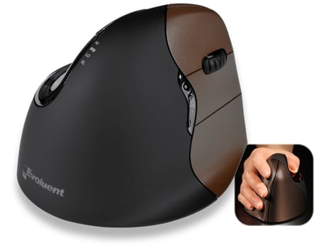 EVOLUENT Verticalmouse 4 Small Wireless Rato Mão Direita Rf Wireless Ótico