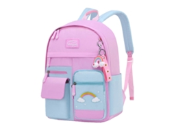 Mochila Arco Íris De Grande Capacidade Para Meninas, Meninos E Estudantes. Mochila Para Alunos Do Ensino Fundamental E Médio. Olysi Shop