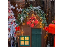 Laxiscreed Decoração De Natal Com Anjo E Chifres De Pelúcia Para Ambiente Festivo