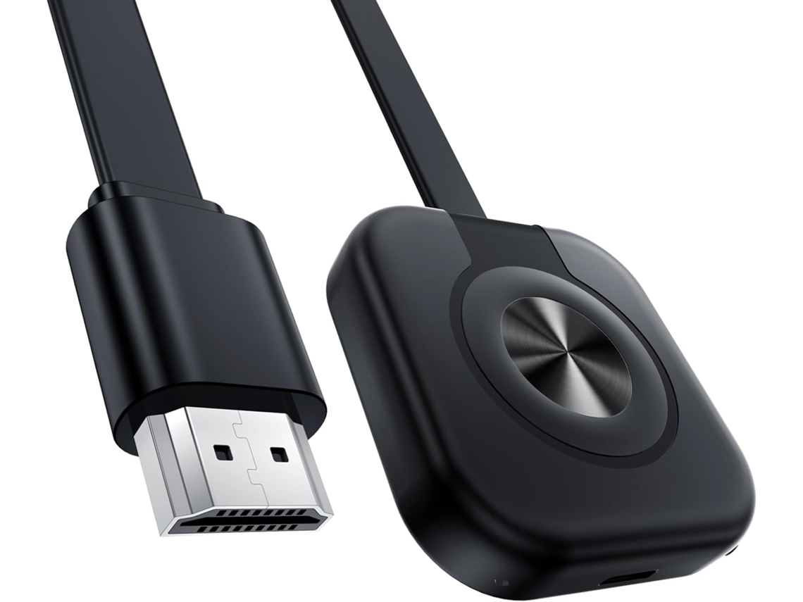 Adaptador Hdmi Sem Fio 4k Para Iphone/android/windows/mac E Smart Tv Jsr Brilvibera