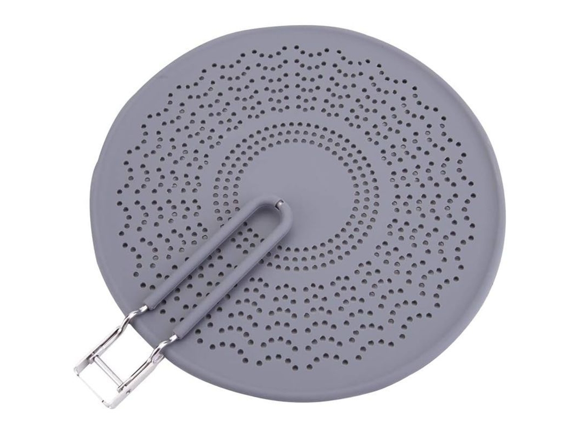 Tela anti respingos de silicone resistente ao calor com alça dobrável Marca