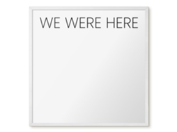 Magnetic Board We Were Here For The Living Room Espelharte (50x50 Cm)