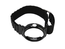 Pulseira de Nylon Elástica com Case Protetor para Google Pixel Watch Preto