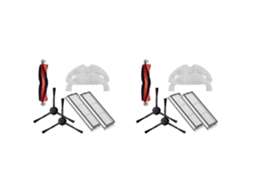 Kit de 2 escovas laterais principais com filtro HEPA e pano para Xiaomi Vacuum 2 Ultra