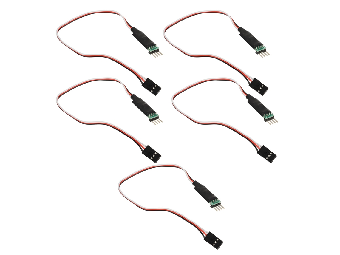 CONJUNTO de Luzes Piscantes Carro RC com Interruptor Controle Ch3 Receptor Terceiro Canal | S/MARCA