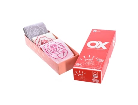 Meias de Mulher OX SOCKS Baixas Ox Aromas Multicor (Tamanho Único)