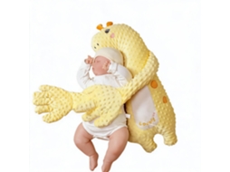 Boneca Calmante Para Bebês Com Palminhas Rítmicas - Simula A Mão Da Mãe A Bater Suavemente Para Adormecer (girafa)