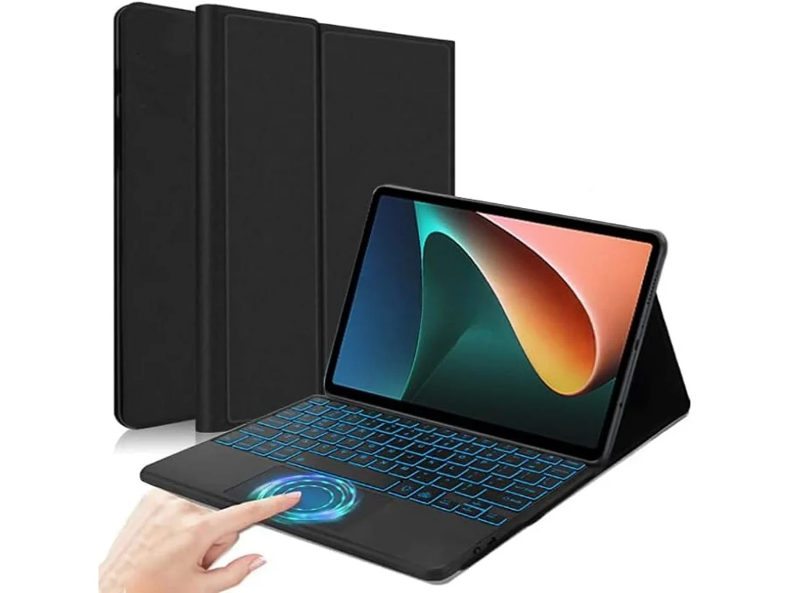 Capa Teclado Para Xiaomi Redmi Pad 2 11 Polegadas, Com Teclado Touch Backlit (preto) Cuich (2025)