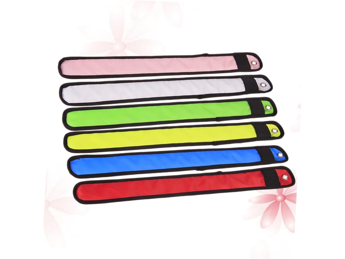 De 6 Pulseiras Infantis Para Esportes, Pulseira De Led De Advertência, Acessórios Para O Braço Para Atividades Ao Ar Gokoco