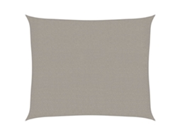 Maison Exclusive - Para-sol Estilo Vela Retangular 160g/m² 2,5x3m Pead Cinza-claro