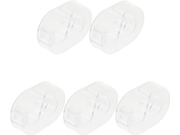 Cortador De Fita Adesiva Transparente Toddmomy, 5 Peças, Portátil E Redondo, Ideal Para Projetos De Arte E Atividades Em