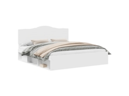 Estrutura da Cama com Cabeceira Branco 180 X 200 Cm MAISON EXCLUSIVE