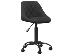 Office Chair, Office Chairs Vidaxl Preto Veludo (n/a)