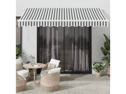 Toldo Retrátil Automático 350x250 Cm Antracite E Branco Wsd680489 Lovely Home