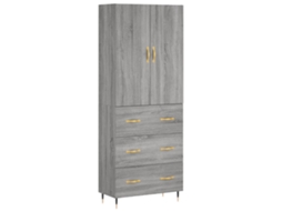 Highboard, Highboards Vidaxl Cinzeto Madeira Processada (n/a)