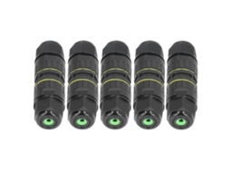 Laxiscreed Conectores Led Externos Para Iluminação De Pátios, Kit De 5 Unidades, Compatíveis Com Múltiplas Certificações