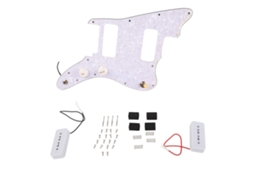 Kit de Acessórios para Guitarra: Escudo Preenchido em Metal e Plástico, Pré cabeado, com Proteção Contra Arranhões e Placa Traseira AQUAFORGE