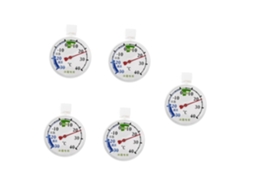 Lurelia Sensor De Temperatura, 5 Unidades, Para Frigorífico E Congelador, Alta Precisão, Visor Fácil Leitura, Alarme Sonoro, Memória Máx./mín.