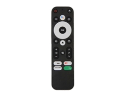 Controle remoto por voz para Mecool Km2 Km2 Plus Onn Android 4k Uhd TV Box Preto