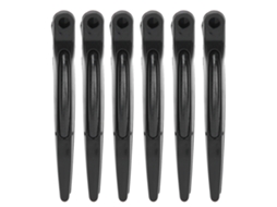 2026 6pcs Pinzas de Pelo para Peinado Clips de Pato para Peluquería Permear Teñir Seccionar Negro