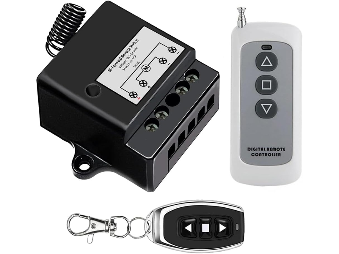 Interruptor Dc 12v-24v Para Frente E Para Trás