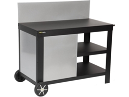 Carrinho Mulfifuncional de Churrasqueira COOK`IN GARDEN Nova (Preto - 122x65x105cm)