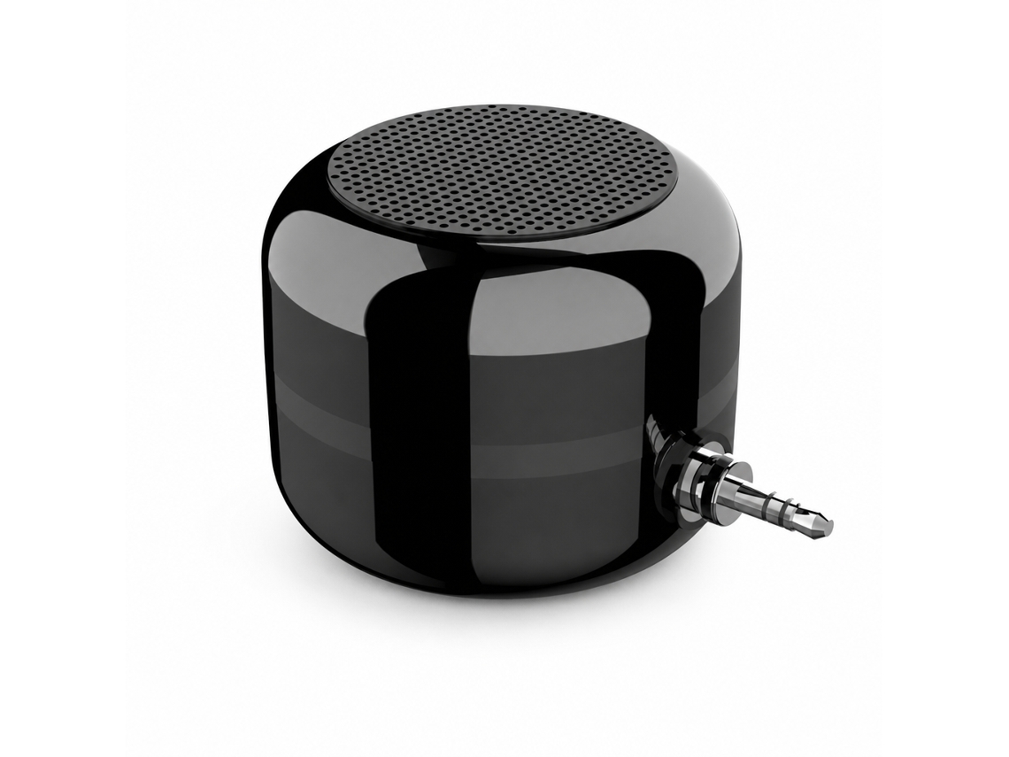 Mini Coluna Bluetooth Portátil M400 Preta Para Telemóvel E Computador, 5 W, Bluetooth 5.0, Jack 3,5 Mm