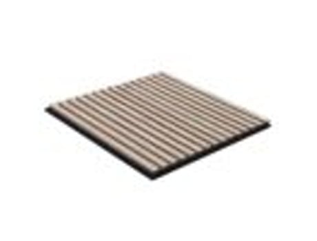 Painel Acústico Classic Oak (mdf Castanho/feltro Preto) – 60x60cm