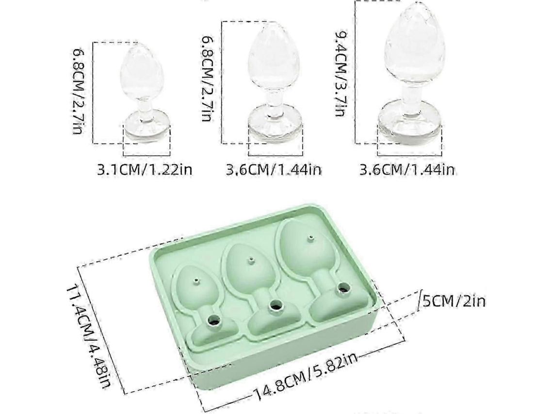 Forma De Gelo Em Formato Inusitado, Molde De Silicone Para Doces E Chocolates