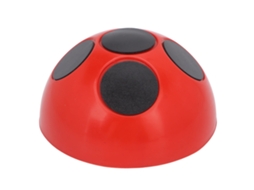 Suporte Para Esmalte De Unhas Com Base Larga Para Salão De Beleza E Uso Em Casa Vermelho